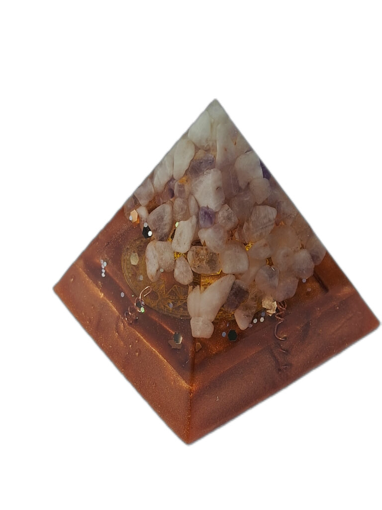 Amethyst Orgonite Pyramid