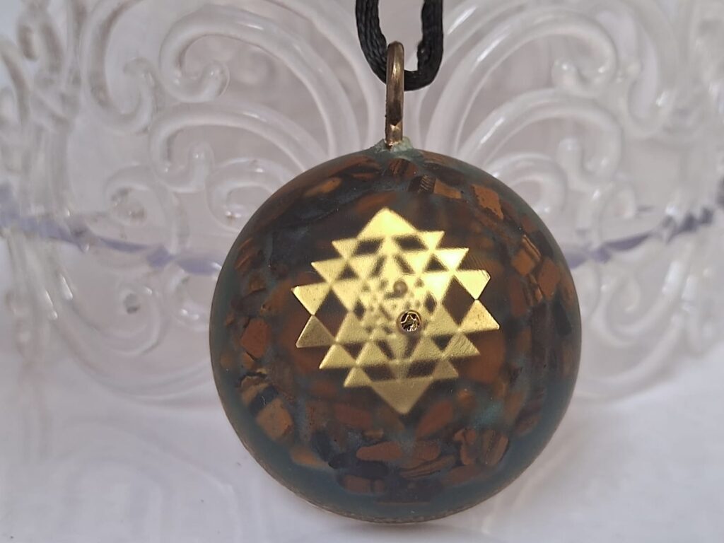 Sri Yantra Orgonite Pendant
